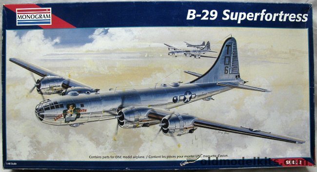 Monogram 1/48 Boeing B-29 Superfortress, 5706 plastic model kit